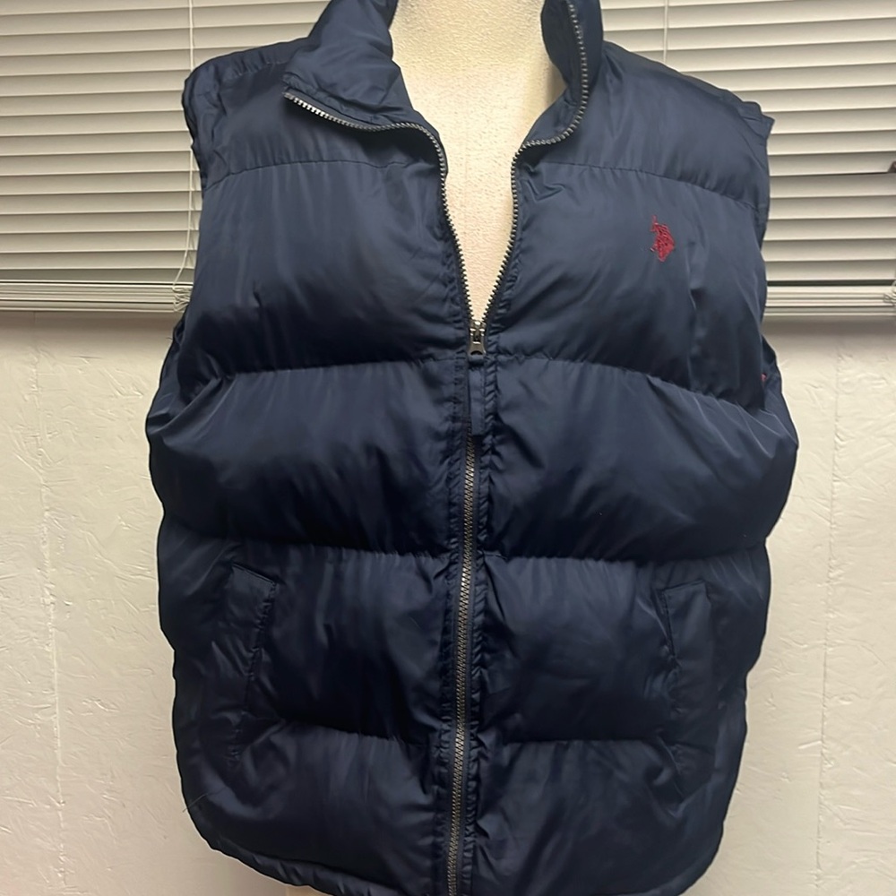 U.S. Polo Assn. Navy Puffer Vest